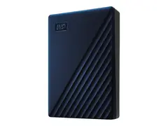 WD My Passport for Mac WDBA2F0040BBL Harddisk - kryptert - 4 TB - ekstern (b&#230;rbar) - USB 3.2 Gen 1 - 256-bit AES - midnattsbl&#229;