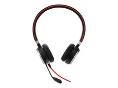 Jabra Evolve 40 Stereo - Hodesett - on-ear erstatning - kablet