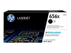 HP 656X - H&#248;y ytelse - svart - original - LaserJet tonerpatron (CF460X) - for Color LaserJet Enterprise M652dn, M652n, M653dh, M653dn, M653x