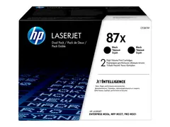 HP 87X - 2-pack - H&#248;y ytelse - svart - original LaserJet - tonerpatron (CF287XD) - for LaserJet Enterprise M506, MFP M527; LaserJet Enterprise Flow MFP M527; LaserJet Pro M501