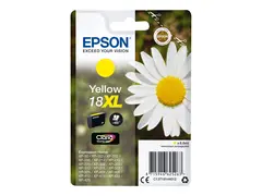 Epson 18XL - 6.6 ml - XL - gul original - bl&#230;re med RF-alarm - blekkpatron - for Expression Home XP-212, 215, 225, 312, 315, 322, 325, 412, 415, 422, 425