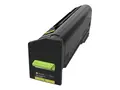 Lexmark - Ultra High Yield - gul original - tonerpatron LCCP, LRP, Lexmark Corporate - for Lexmark CX860de, CX860dte, CX860dtfe