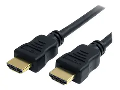 StarTech.com 1m High Speed HDMI Cable w/ Ethernet Ultra HD 4k x 2k HDMI-kabel med Ethernet - HDMI hann til HDMI hann - 1 m - svart