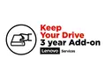 Lenovo Keep Your Drive Add On - Utvidet serviceavtale 3 &#229;r - for ThinkPad P1; P1 (2nd Gen); P1 Gen 4; P16 Gen 1; P17 Gen 1; P43; P51; P52; P53; P72; P73