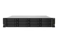 QNAP TS-1232PXU-RP - NAS-server 12 br&#248;nner - kan monteres i rack - SATA 6Gb/s - RAID RAID 0, 1, 5, 6, 10, 50, 60, JBOD - RAM 4 GB - Gigabit Ethernet / 2.5 Gigabit Ethernet / 10 Gigabit Ethernet - iSCSI st&#248;tte - 2U