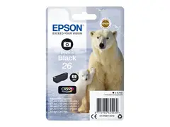 Epson 26 - 4.7 ml - fotosort - original blister - blekkpatron - for Expression Premium XP-510, 520, 600, 605, 610, 615, 620, 625, 700, 710, 720, 800, 810, 820