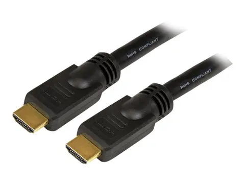 StarTech.com 7m High Speed HDMI Cable - Ultra HD 4k x 2k HDMI Cable HDMI to HDMI M/M - 7 meter HDMI 1.4 Cable - Audio/Video Gold-Plated (HDMM7M) - HDMI-kabel - HDMI hann til HDMI hann - 7 m - svart