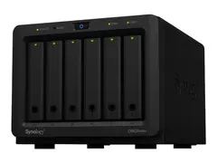 Synology Disk Station DS620slim NAS-server - 6 br&#248;nner - SATA 6Gb/s - RAID RAID 0, 1, 5, 6, 10, JBOD - RAM 2 GB - Gigabit Ethernet - iSCSI st&#248;tte