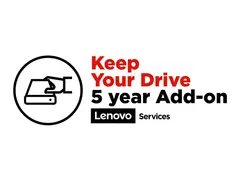 Lenovo Keep Your Drive Add On - Utvidet serviceavtale 5 &#229;r - for ThinkCentre M60; M70q Gen 3; M70q Gen4; M70s Gen 3; M70t Gen 3; ThinkCentre neo 50q Gen 4