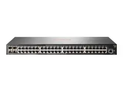 HPE Aruba 2930F 48G 4SFP - Switch L3 - Styrt - 48 x 10/100/1000 + 4 x Gigabit SFP - side til side-luftflyt - rackmonterbar