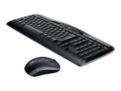 Logitech Wireless Combo MK330 - Tastatur- og mussett tr&#229;dl&#248;s - 2.4 GHz - QWERTY - Nordisk - svart