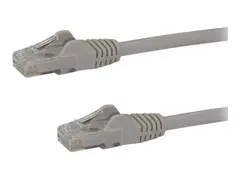 StarTech.com 10m CAT6 Ethernet Cable, 10 Gigabit Snagless RJ45 650MHz 100W PoE Patch Cord, CAT 6 10GbE UTP Network Cable w/Strain Relief, Grey, Fluke Tested/Wiring is UL Certified/TIA Category 6 - 24AWG (N6PATC10MGR) - Koblingskabel - RJ-45 (hann) til RJ-45 (hann) - 10 m - UTP - CAT 6 - uten hindringer - gr&#229;