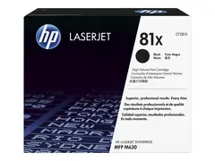 HP 81X - H&#248;y ytelse - svart - original LaserJet - tonerpatron (CF281X) - for LaserJet M605; LaserJet Enterprise M605, M632, MFP M630; LaserJet Enterprise Flow MFP M630