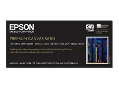 Epson PremierArt Water Resistant Canvas - Blank Rull (111,8 cm x 12,2 m) - 350 g/m&#178; - 1 rull(er) lerretspapir - for Stylus Pro 11880, Pro 98XX; SureColor SC-P10000, P20000, P8000, P9000, P9500, T7200