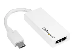 StarTech.com USB C to HDMI Adapter 4K 30Hz - USB 3.1 Type-C to HDMI Adapter - USB-C to HDMI Dongle - Monitor Adapter - White (CDP2HDW) - Ekstern videoadapter - USB-C - HDMI - hvit - for P/N: TB3DK2DPPD, TB3DK2DPPDUE, TB3DK2DPW, TB3DK2DPWUE, TB3DKDPMAW, TB3DKDPMAWUE