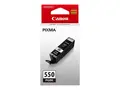 Canon PGI-550PGBK - 15 ml - svart - original blekkbeholder - for PIXMA iP7250, iP8750, iX6850, MG5550, MG5650, MG6450, MG6650, MG7150, MG7550, MX725, MX925