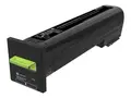 Lexmark - Svart - original - tonerpatron LCCP, LRP for Lexmark CS820, CX820, CX825, CX860