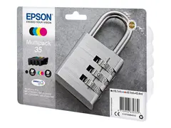 Epson 35 Multipack - 4-pack - svart, gul, cyan, magenta original - blister - blekkpatron - for WorkForce Pro WF-4720, WF-4720DWF, WF-4725DWF, WF-4730, WF-4730DTWF, WF-4740, WF-4740DTWF