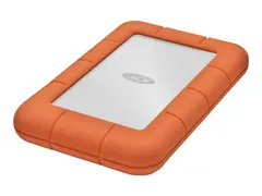 LaCie Rugged Mini - Harddisk - 2 TB - ekstern (b&#230;rbar) USB 3.0 - 5400 rpm - 256-bit AES - med Seagate Rescue Data Recovery