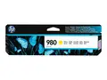 HP 980 - 86.5 ml - gul - original - blekkpatron for Officejet Enterprise Color MFP X585; Officejet Enterprise Color Flow MFP X585