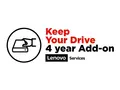 Lenovo Keep Your Drive Add On - Utvidet serviceavtale 4 &#229;r - for ThinkStation P300; P310; P320; P330; P330 Gen 2; P358; P360