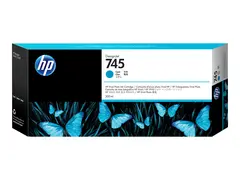 HP 745 - 300 ml - h&#248;ykapasitets cyan - original - DesignJet - blekkpatron - for DesignJet Z2600 PostScript, Z5600 PostScript