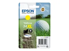 Epson 34XL - 10.8 ml - XL - gul original - blister - blekkpatron - for WorkForce Pro WF-3720, WF-3720DWF, WF-3725DWF