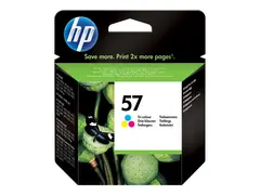 HP 57 - 17 ml - farge (cyan, magenta, gul) original - blekkpatron - for Deskjet 450, 55XX; Officejet 6110; Photosmart 7150, 7350, 7550; psc 21XX, 2210