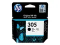 HP 305 - 2 ml - svart - original blekkpatron - for Deskjet 23XX, 27XX, 28XX, 41XX, 42XX; DeskJet Plus 41XX; ENVY 60XX, 64XX; ENVY Pro 64XX