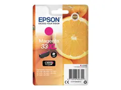 Epson 33XL - 8.9 ml - XL - magenta original - bl&#230;re med RF/lyd-alarm - blekkpatron - for Expression Home XP-635, 830; Expression Premium XP-530, 540, 630, 635, 640, 645, 830, 900