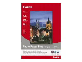 Canon Photo Paper Plus SG-201 - Halvblank sateng 101.6 x 152.4 mm - 260 g/m&#178; - 50 ark fotopapir - for PIXMA iP3680, iP4850, MG8250, MP198, MP228, MP245, MP252, MP258, MP476, TS7450; S450