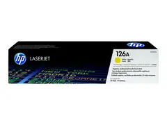 HP 126A - Gul - original - LaserJet tonerpatron (CE312A) - for Color LaserJet Pro CP1025; LaserJet Pro MFP M175; TopShot LaserJet Pro M275