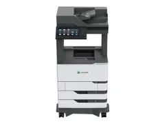 Lexmark MX822ade - Multifunksjonsskriver S/H - laser - 215.9 x 355.6 mm (original) - A4/Legal (medie) - opp til 52 spm (kopiering) - opp til 52 spm (trykking) - 1200 ark - 33.6 kbps - USB 2.0, Gigabit LAN, USB 2.0 vert