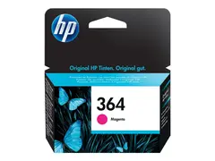 HP 364 - Magenta - original - blekkpatron for Deskjet 35XX; Photosmart 55XX, 55XX B111, 65XX, 7510 C311, 7520, Wireless B110