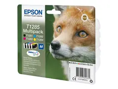 Epson T1285 Multipack - 4-pack - svart gul, cyan, magenta - original - bl&#230;re me