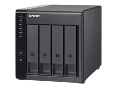 QNAP TR-004 - Harddiskarray - 0 TB 4 br&#248;nner (SATA-300) - USB 3.2 Gen 1 (ekstern)