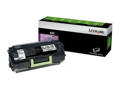 Lexmark 522 - Svart - original tonerpatron LCCP, LRP - for Lexmark MS810, MS811, MS812