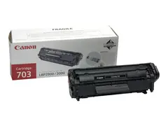 Canon 703 - Svart - original - tonerpatron for i-SENSYS LBP2900, LBP2900B, LBP3000; Laser Shot LBP-2900, 3000