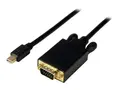 StarTech.com 3 ft Mini DisplayPort to VGA Adapter Cable mDP to VGA Video Converter - Mini DP to VGA Cable for Mac / PC 1920x1200 - Black (MDP2VGAMM3B) - Videokonverter - VGA - DisplayPort - svart