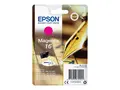 Epson 16 - 3.1 ml - magenta - original blekkpatron - for WorkForce WF-2010, 2510, 2520, 2530, 2540, 2630, 2650, 2660, 2750, 2760