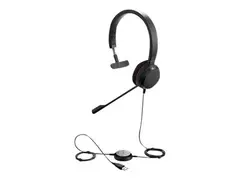 Jabra Evolve 20 MS mono - Hodesett on-ear - kablet - USB - Certified for Skype for Business