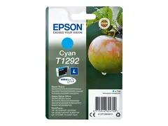 Epson T1292 - 7 ml - L-st&#248;rrelse cyan - original - blister - blekkpatron - for Stylus SX230, SX235, SX430, SX438; WorkForce WF-3010, 3520, 3530, 3540, 7015, 7515, 7525