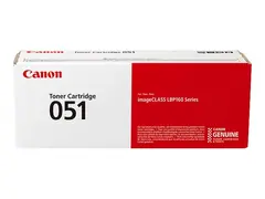 Canon 051 - Svart - original - tonerpatron for imageCLASS MF262, MF264, MF267, MF269; i-SENSYS MF264, MF267, MF269; Satera LBP161, LBP162