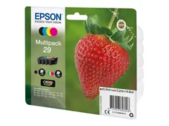 Epson 29 Multipack - 4-pack - 14.9 ml svart, gul, cyan, magenta - original - bl&#230;re med RF/lyd-alarm - blekkpatron - for Expression Home XP-235, 245, 247, 255, 332, 335, 342, 345, 432, 435, 442, 445, 455