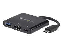 StarTech.com USB-C to HDMI Adapter 4K 30Hz - Thunderbolt 3 Compatible - with Power Delivery (USB PD) - USB C Adapter Converter (CDP2HDUACP) - Dokkingstasjon - USB-C / Thunderbolt 3 - HDMI