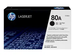 HP 80A - Svart - original - LaserJet - tonerpatron (CF280A) for LaserJet Pro 400 M401, MFP M425