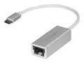 StarTech.com USB-C to Gigabit Ethernet Adapter Aluminum - Thunderbolt 3 Port Compatible - USB Type C Network Adapter (US1GC30A) - Nettverksadapter - USB-C - Gigabit Ethernet - s&#248;lv