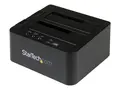 StarTech.com Standalone Hard Drive Duplicator, Dual Bay HDDSSD ClonerCopier, USB 3.1 (10 Gbps) to SATA III (6Gbps) HDDSSD Docking Station, Hard Disk Duplicator Dock Hard Drive Cloner - Harddisk-duplekser - 2 br&#248;nner (SATA-300) - for P/N: TBLT3MM1MA, TBLT3MM2M, TBLT3MM2MA