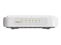 NETGEAR GS605v4 - Switch - ikke-styrt - 5 x 10/100/1000 stasjon&#230;r