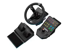 Logitech Heavy Equipment - G-Series - hjul- og pedalsett kablet - for PC